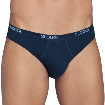 Sloggi For Men Basic Mini Marineblå bomuld Small Herre