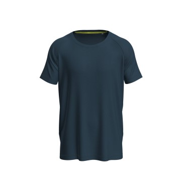 Stedman Active 140 Raglan For Men Marineblå polyester Large Herre