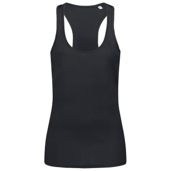 Stedman Active 140 Tank Sort polyester Medium Dame