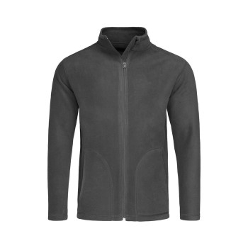 Stedman Active Fleece Jacket For Men Grå polyester XX-Large Herre