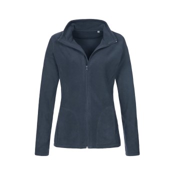 Stedman Active Fleece Jacket For Women Mørkblå polyester Large Dame