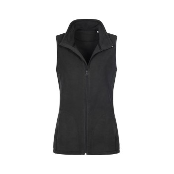 Stedman Active Fleece Vest For Women Sort polyester Small Dame