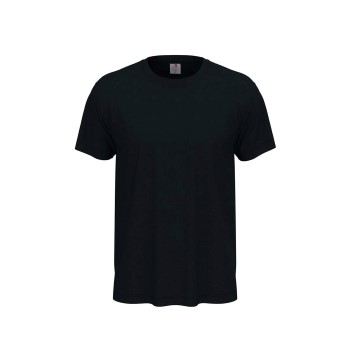 Stedman Classic Men T-shirt Sort bomuld Medium Herre