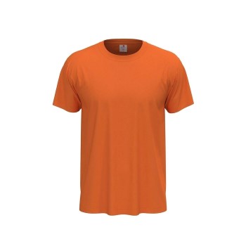 Stedman Classic Men T-shirt Orange bomuld Medium Herre