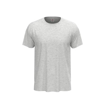 Se Stedman Classic Men T-shirt Lysegrå bomuld Medium Herre ved Timarco