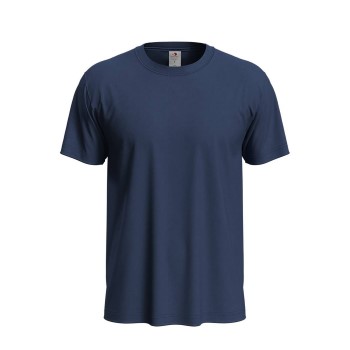 Stedman Classic T Organic Unisex Crew Neck Marineblå økologisk bomuld Medium Herre