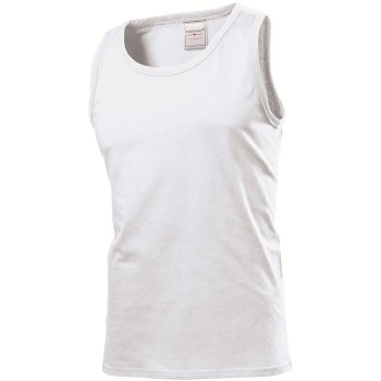 Se Stedman Classic Tank Top Men Hvid bomuld Medium Herre ved Timarco