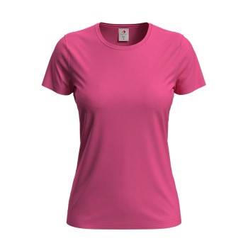 Stedman Classic Women T-shirt Mørkrosa  bomuld Medium Dame