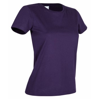 Se Stedman Classic Women T-shirt Lilla bomuld Medium Dame ved Timarco