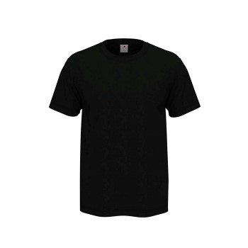 Stedman Comfort Men T-shirt Sort bomuld Medium Herre