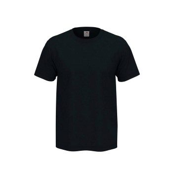 Se Stedman Comfort Men T-shirt Mørkblå bomuld Small Herre ved Timarco