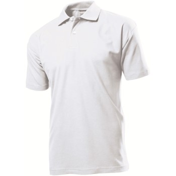 Stedman Polo Men Hvid bomuld 3XL Herre