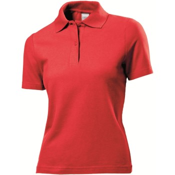 Se Stedman Polo Women Rød bomuld Medium Dame ved Timarco