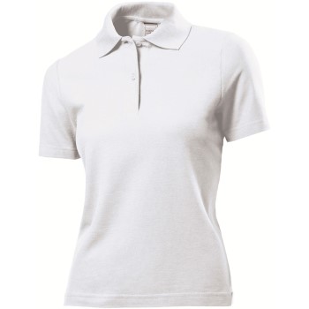 Stedman Polo Women Hvid bomuld Small Dame