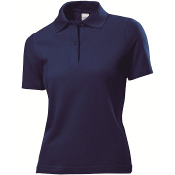 Stedman Polo Women Marineblå bomuld Small Dame