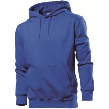 Se Stedman Sweatshirt Hooded Men Kongeblå Small Herre ved Timarco