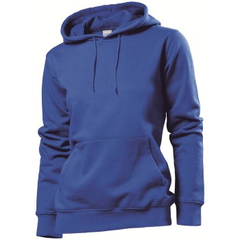 Se Stedman Sweatshirt Hooded Women Kongeblå Medium Dame ved Timarco