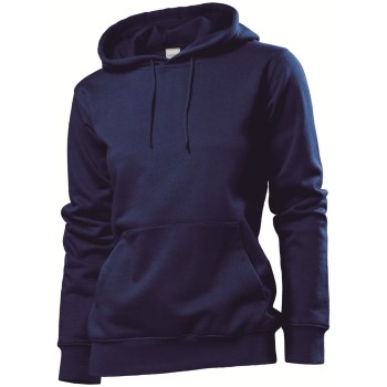 Se Stedman Sweatshirt Hooded Women Marineblå Medium Dame ved Timarco