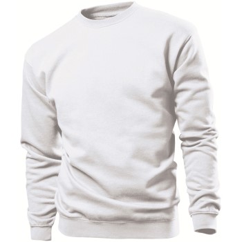 Se Stedman Sweatshirt Men Hvid Small Herre ved Timarco