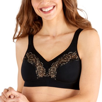 Swegmark Bh Fairtrade Soft Bra Sort økologisk bomuld B 90 Dame