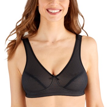 Swegmark Bh Net Organic Cotton Soft Bra Sort B 85 Dame