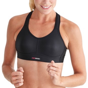 SWEMARK Sport by Swegmark Swemark Courage Coolmax Sports Bra Bh Sort B 80 Dame