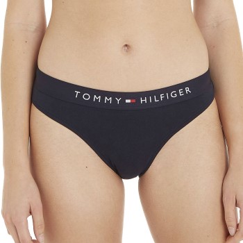 Tommy Hilfiger Trusser Bikini Panties Marineblå økologisk bomuld Large Dame