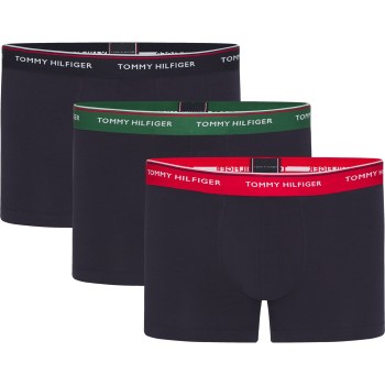 Tommy Hilfiger 3P Essentials Boxers Rød/Grøn bomuld Small Herre