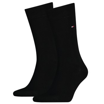 Tommy Hilfiger Legwear Tommy Hilfiger Strømper 2P Men Classic Sock Sort Str 39/42 Herre