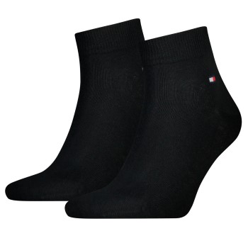 Tommy Hilfiger Legwear Tommy Hilfiger Strømper 2P Men Quarter Sock Sort Str 43/46 Herre