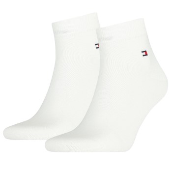 Tommy Hilfiger Legwear Tommy Hilfiger Strømper 2P Men Quarter Sock Hvid Str 43/46 Herre