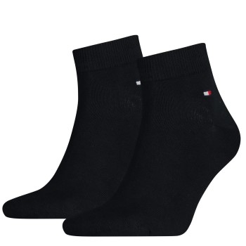 Tommy Hilfiger Legwear Tommy Hilfiger Strømper 2P Men Quarter Sock Marineblå Str 39/42 Herre