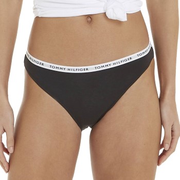 Tommy Hilfiger Trusser 3P Recycled Essentials Bikini Sort Large Dame