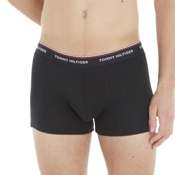 Tommy Hilfiger 3P Stretch Trunk Premium Essentials Sort bomuld Large Herre