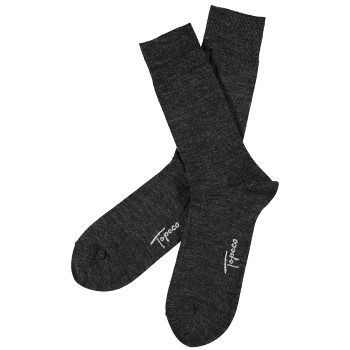 Topeco Strømper Men Wool Socks Mørkgrå  Str 45/48 Herre