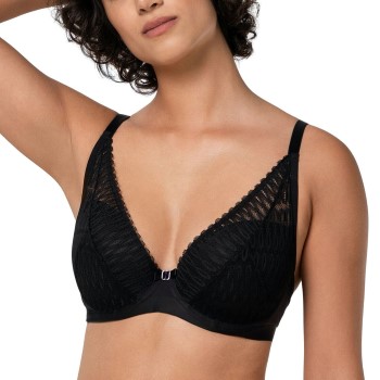 Triumph Bh Aura Spotlight Plunge Bra Sort A 70 Dame