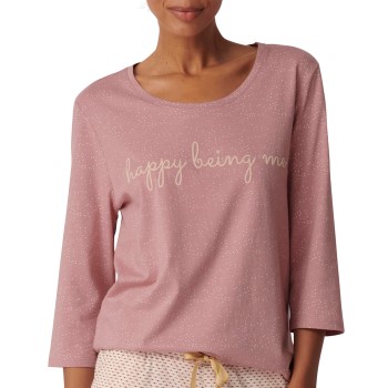 Triumph Lounge Me Cotton Top Rosa bomuld 42 Dame