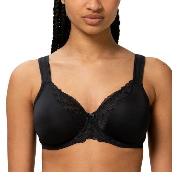 Triumph Bh Modern Lace Cotton Underwire Bra Sort B 85 Dame