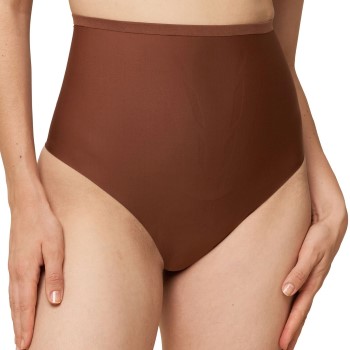 Triumph Trusser Shape Smart Highwaist Thong Brun Large Dame