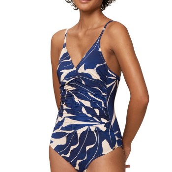 Triumph Summer Allure Padded Swimsuit 01 Hvid/Blå B 38 Dame