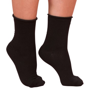 Trofé Trofe Bamboo Loose Socks Strømper Sort Str 39/42 Dame