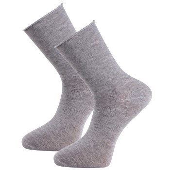 Trofé Trofe Bamboo Loose Socks Strømper Grå Str 39/42 Dame