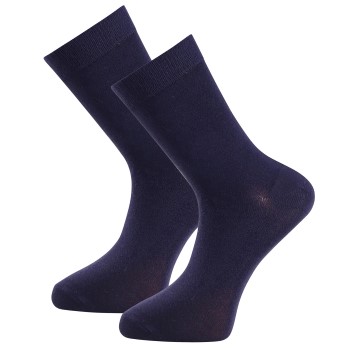 Trofé Trofe Bamboo Socks Strømper 2P Marineblå Str 39/42 Dame