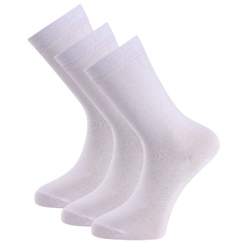 Trofé Trofe Cotton Socks Strømper 3P Hvid Str 39/42 Dame