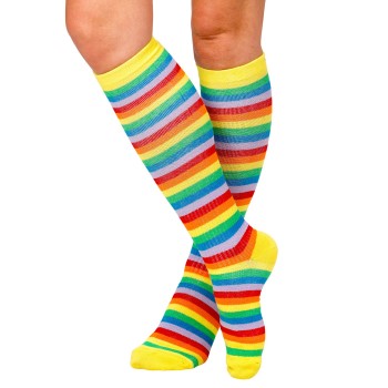 Trofé Trofe Printed Support Socks Strømper Flerfarvet Str 35/38 Dame