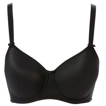 Trofé Trofe Sanna Underwire Stripe Bra Bh Sort B 85 Dame