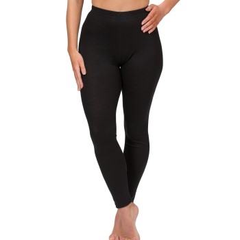 Trofé Trofe Wool Bamboo Solids Leggings Sort X-Large Dame