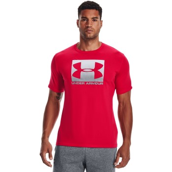 Se Under Armour Boxed Sportstyle Short Sleeve T-shirt Rød Large Herre ved Timarco