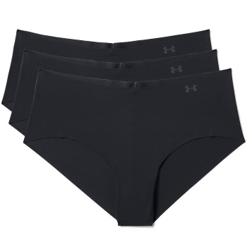 Under Armour Trusser 3P Pure Stretch Hipster 1325 Sort Medium Dame