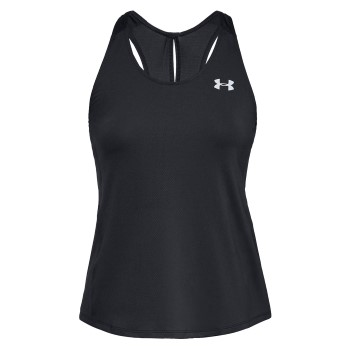 Se Under Armour Speed Stride Tank Sort polyester Small Dame ved Timarco